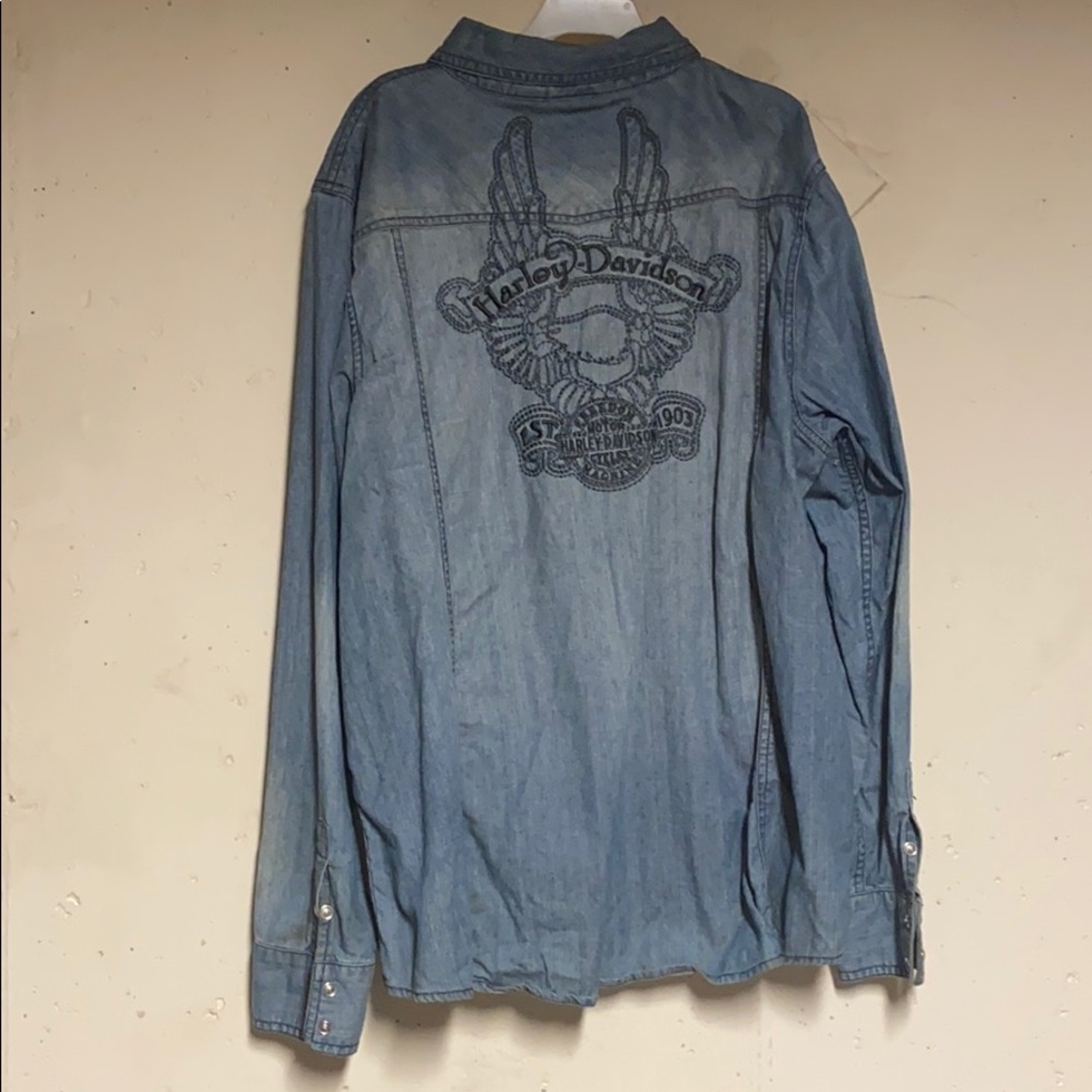 Jean Embroidered Shirt